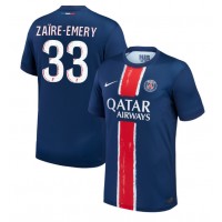 Camisa de time de futebol Paris Saint-Germain Warren Zaire-Emery #33 Replicas 1º Equipamento 2024-25 Manga Curta